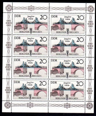 DDR 1985, Poduri, serie neuzata, MNH foto