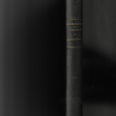 Ing. Gh. Filipescu -Statica construcțiunilor și rezistența materialelor, 1934