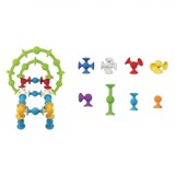 Set Jucării de Construcție, Pop Sucker, 48 Bucăți, Multicolor, Silicon Moale, Oem
