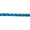 Sfoara polipropilena, rasucita, albastra, 6 mm