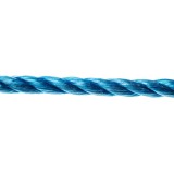 Sfoara polipropilena, rasucita, albastra, 6 mm