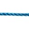 Sfoara polipropilena, rasucita, albastra, 6 mm