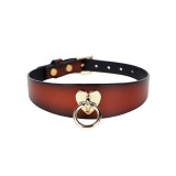 Zgarda Rosy Heart Metal Rivet Maro