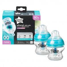 Set Biberoane Advanced Anti-colic cu sistem de ventilatie 150ml, 2 bucati, Tommee Tippee