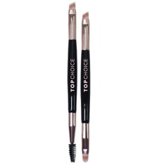 Set 2 pensule de machiaj pentru sprancene Golden Touch Duo, 38679, Top Choice