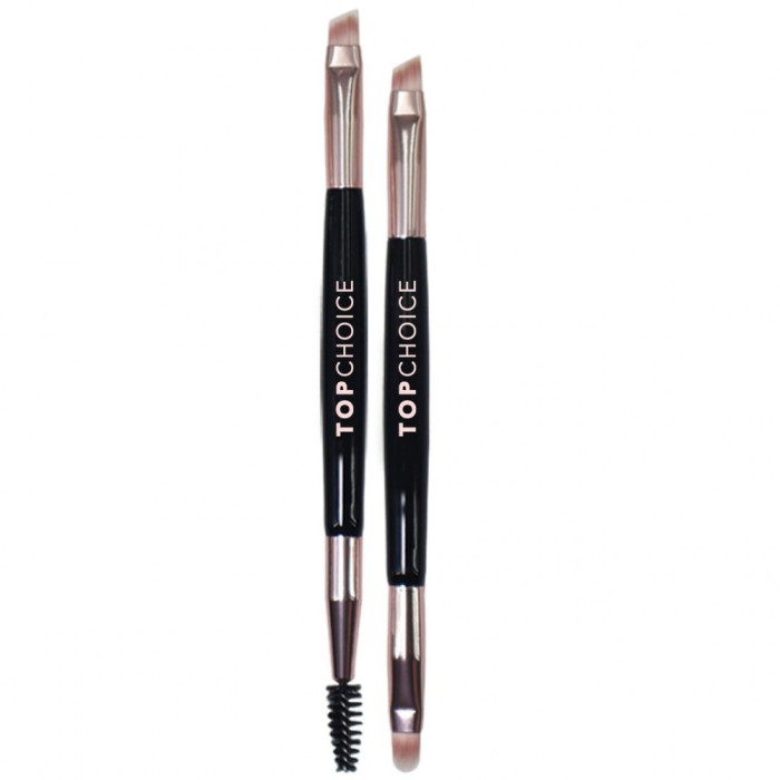 Set 2 pensule de machiaj pentru sprancene Golden Touch Duo, 38679, Top Choice