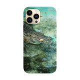 Husa compatibila cu Apple iPhone 14 Plus model Alligator lunch, Silicon, TPU, Viceversa, Transparent, Carcasa