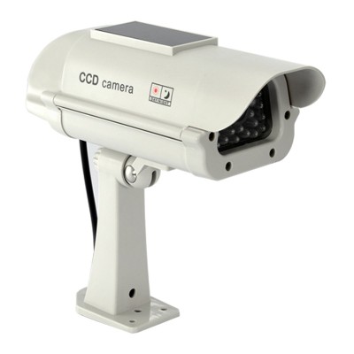 Camera solara falsa cu led intermitent Dummy Cam, 2 x AA foto