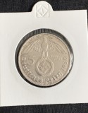 Moneda 5 reichsmark 1938 D argint