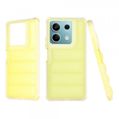 Husa pentru Xiaomi Redmi Note 13 5G, Techsuit, Wave Shield, Galbena foto