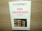 ISTORIA LITERATURII ROMANE -COMPENDIU -G.CALINESCU