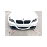 Spoiler prelungire bara fata BMW Seria 3 E90 LCI bara standard fara Pachet M 2008-2012 ABS negru Piano Cod: LSP3024