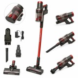 Aspirator vertical 2 in 1 fara fir 350W, putere aspirare 27 kPa, baterie Li-ion 2200mAh, recipient praf 0.8L, ecran tactil, perie iluminata LED, tehno