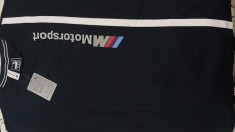 Tricou PUMA logo BMW/Marime M/Bleumarin foto