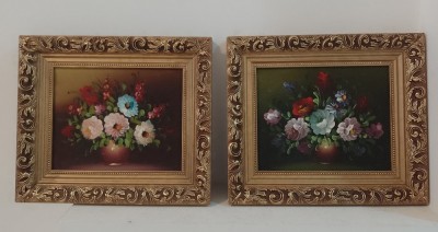 Set tablouri in ulei pe panza,lucrări deosebite &amp;icirc;ncadrate in rame superbe foto