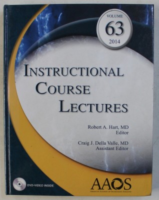 INSTRUCTIONAL COURSE LECTURES VOL. 63 by ROBERT A. HART , CRAIG J. DELLA VALLE , 2014 + DVD foto