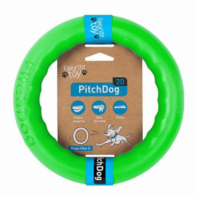 Pitch Dog jucărie c&amp;acirc;ine 20 cm, verde foto
