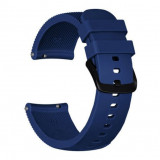 Cumpara ieftin Curea ceas Smartwatch Samsung Galaxy Watch 4, Watch 4 Classic, Gear S2, iUni 20 mm Silicon Midnight Blue