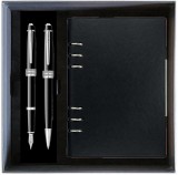 Set stilou si pix Cross Bailey negru cu agenda