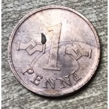 MNDSTR053 Finlanda (curatata) 1 penni 1965