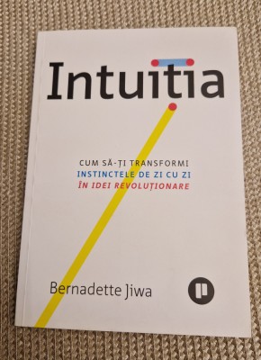 intuitia cum sa -ti transformi instinctele de zi cu zi in idei Bernadette Jiwa foto