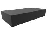 Carcasă oțel neagră 203x406x76mm