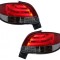Stopuri Peugeot 206 HatchBack 3/5 usi (1998-2004) Rosu &amp; Alb Performance AutoTuning