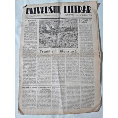 Ziarul Universul Literar nr.27/1938 (reportaj depre Chisinau orasul basmelor)