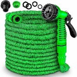 Cumpara ieftin Furtun de gradina flexibila si extensibila, 7 functii, 7.5m - 22.5m, material latex, set, Oem