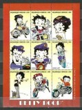 MOZAMBIC 1999 DESENE ANIMATE BETTY BOOP, Nestampilat