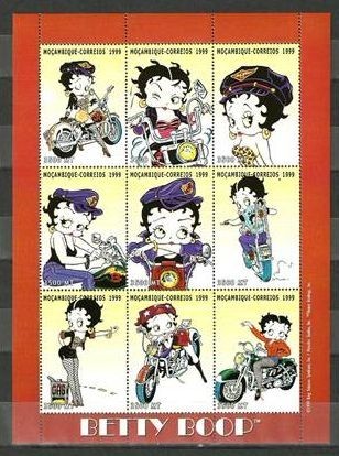 MOZAMBIC 1999 DESENE ANIMATE BETTY BOOP