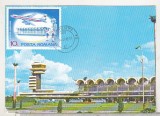 bnk cp Bucuresti - Aeroportul International Bucuresti Otopeni - circulata 1982 - marca fixa