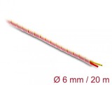 Organizator cabluri spiralat 6mm x 20m Transparent, Delock 19013