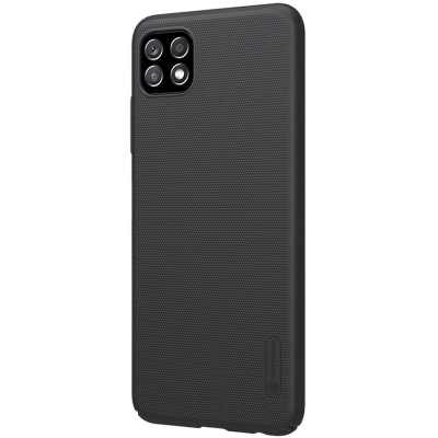 Husa pentru Samsung Galaxy A22 5G - Nillkin Super Frosted Shield - Black foto