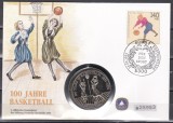 Germania 1991 - 100 de ani de baschet, FDC NUMIS