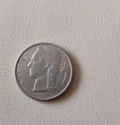 Belgia - 5 francs / franci (1967) monedă s337 foto