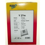 Y27M 4 MIKROBEUTEL + 1 MIKROFILTER / SCHACHTEL FL0782-K pentru aspirator FILTERCLEAN