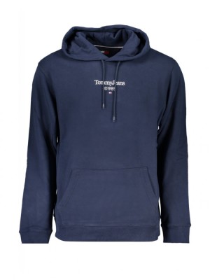 Hanorac barbati, cu imprimeu pe fata si spate, Regular fit, Bleumarin, XL foto