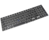 Tastatura Toshiba Gri Tecra Z50 A Rama iluminata backlit, Tecra Z50 BT1500 Rama iluminata backlit, Tecra Z50