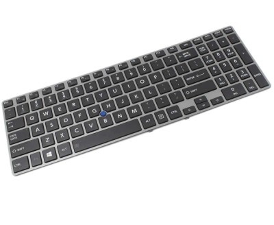 Tastatura Toshiba Gri Tecra Z50 A Rama iluminata backlit, Tecra Z50 BT1500 Rama iluminata backlit, Tecra Z50 foto