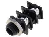 Soclu Jack 6,3mm Mono cu &Icirc;ntrerupător Dublu
