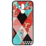 Husa Huawei Mate 20 Lite Flamingo, Protectie UV, Sticla Coperta