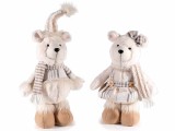 Cumpara ieftin Set 2 figurine Ursuleti textil multicolor 19x11x46 cm