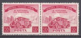ROMANIA 1955 LP 394 ZIUA POMPIERILOR PERECHE MNH