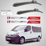 Cumpara ieftin Ștergătoare Nissan Primastar X83 Bus L1H1 (2001&ndash;2006) Flat | Set față &ndash; TeamCar&reg;