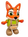 Jucarie interactiva Nick Zootropolis vulpe dansatoare lumini si sunete miscare automata