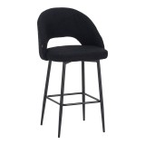 Cumpara ieftin Scaun de bar Masebo, Pako World, Negru, 48x52x97 cm