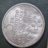 Elvetia 5 franci Francs 1948 B , luciu , detalii, Europa