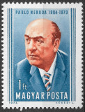 Cumpara ieftin Ungaria - 1974 - Aniversarea lui Pablo Neruda - serie completă neuzată (T202), Nestampilat