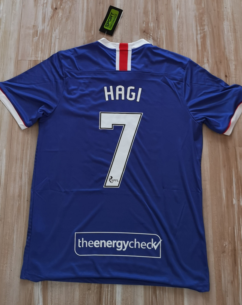 Tricou fotbal Ianis Hagi - Glasgow Rangers, edi?ia 2020/2021, nou cu  eticheta | arhiva Okazii.ro